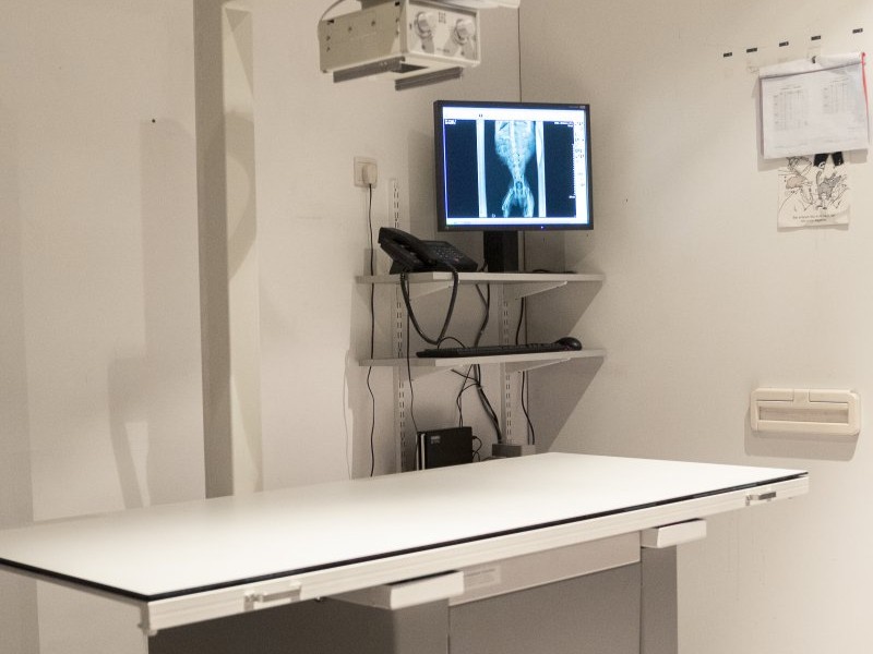 Digitale radiologie-apparatuur bij PetMed