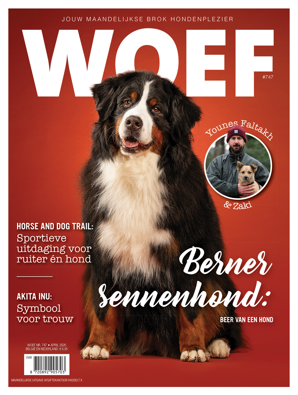 Cover van Woef hondenmagazine